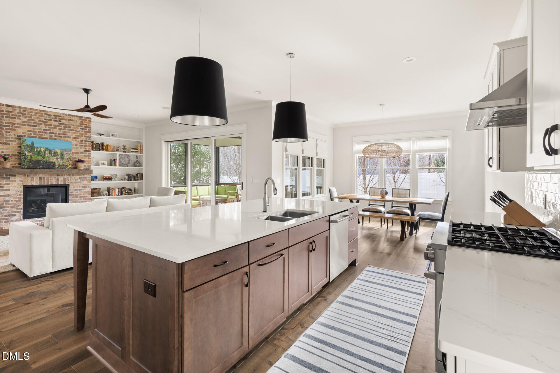 3025 Eden Harbor Court Raleigh, NC 27613 - Photo 14 of 44 a kitchen with counter top space cabinets and stove