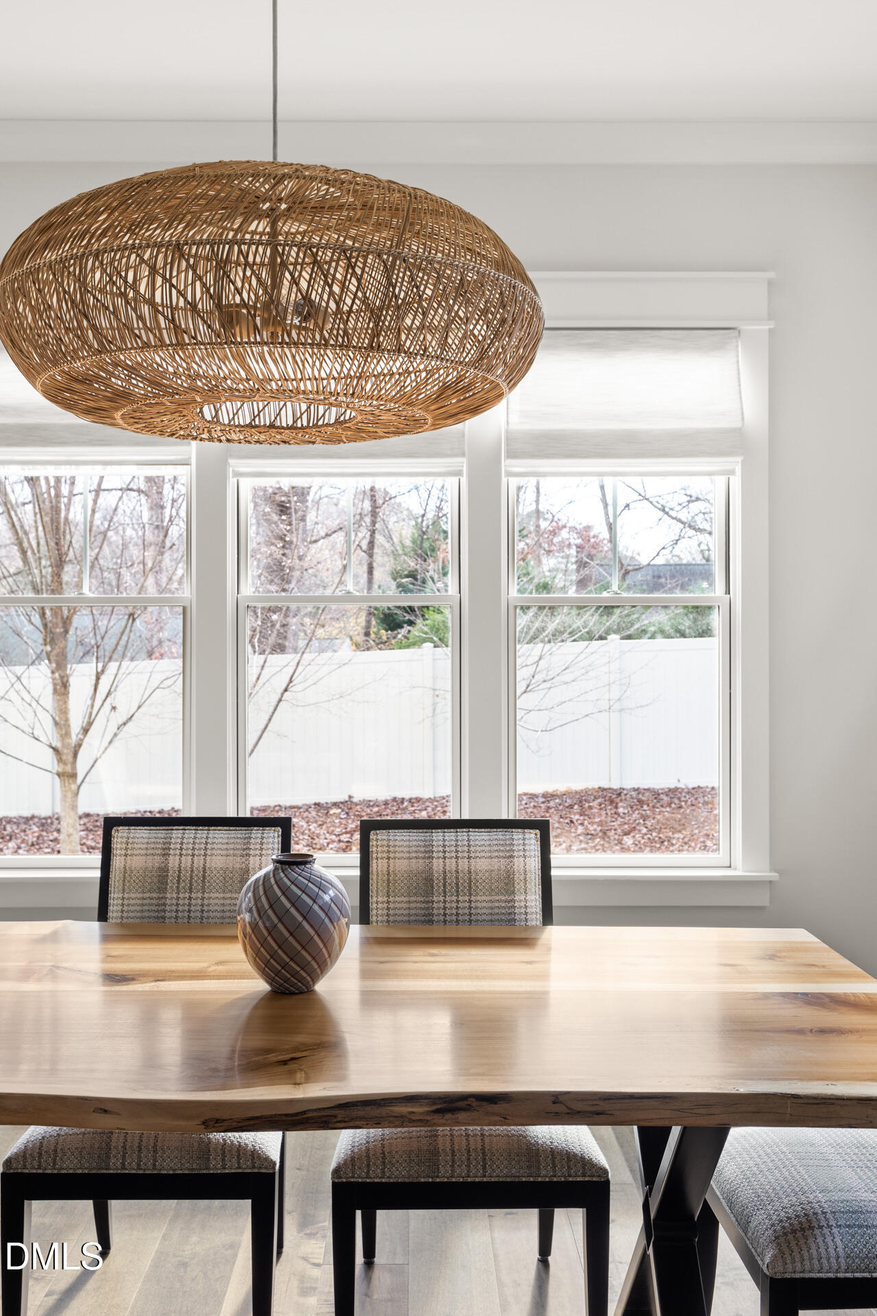 3025 Eden Harbor Court Raleigh, NC 27613 - Photo 19 of 44 a view of a dining room with furniture window and outside view