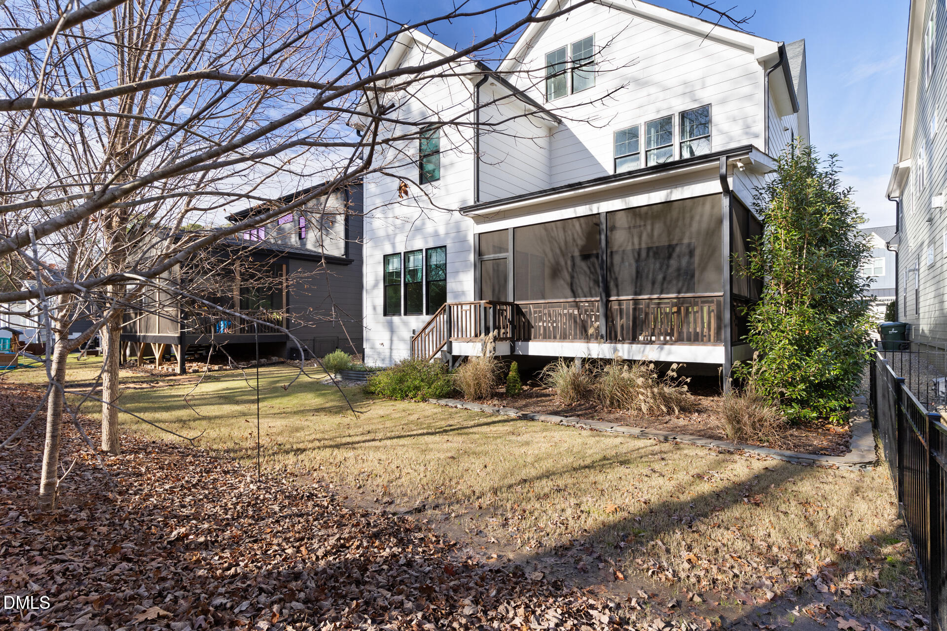 3025 Eden Harbor Court Raleigh, NC 27613 - Photo 38 of 44 a view of a house with a yard and tree s