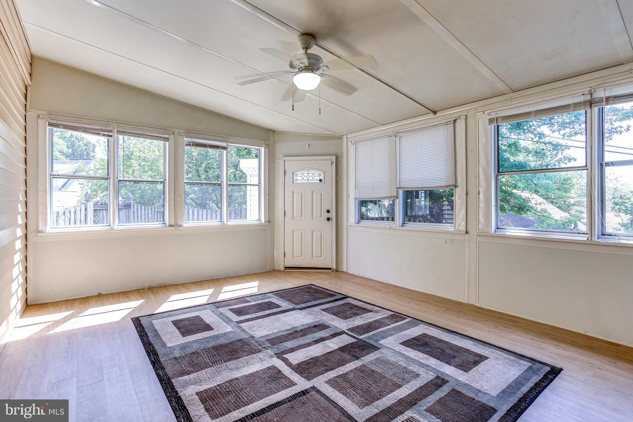1519 Marsha Road Baltimore, MD 21227 - Photo 23 of 36 Sunroom w/ Ceiling Fan