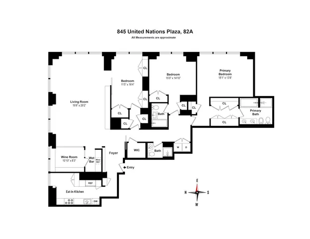 $5,800,000 | 845 United Nations Plaza, Unit 82A | Midtown East