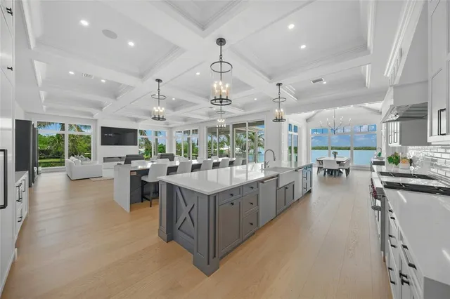 a view of a balcony with lake view