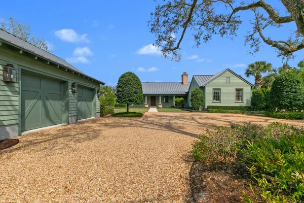 a view of a house with a swimming pool