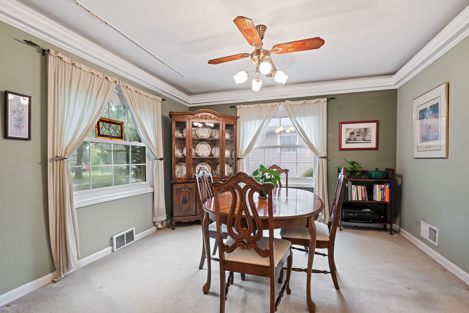 1656 Pine Road Homewood, IL 60430 - Photo 7 of 23 a view of a dining room with furniture window and wooden floor