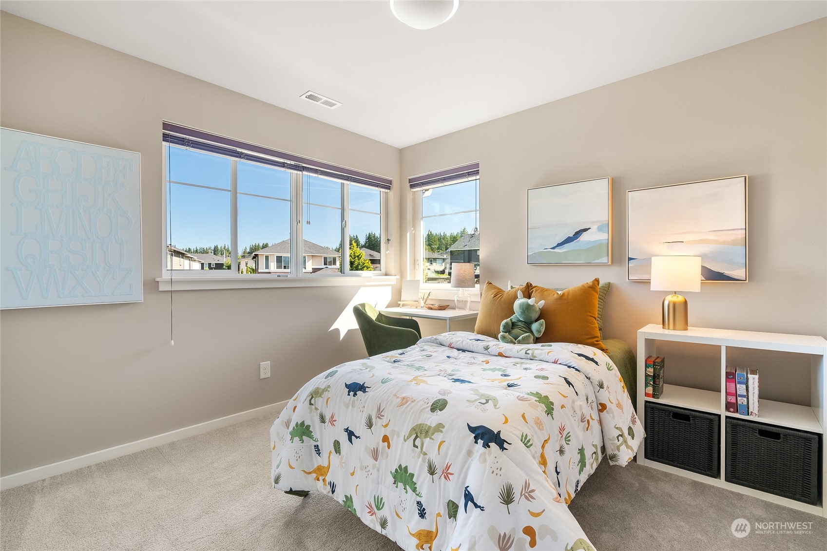 3926 171st Place Southeast Bothell, WA 98012 - Photo 21 of 40 a bedroom with bed and a window