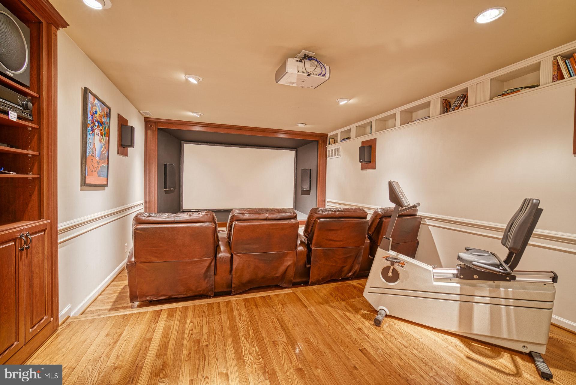 10896 Hunter Gate Way Reston, VA 20194 - Photo 41 of 70 LOWER LEVEL MEDIA ROOM