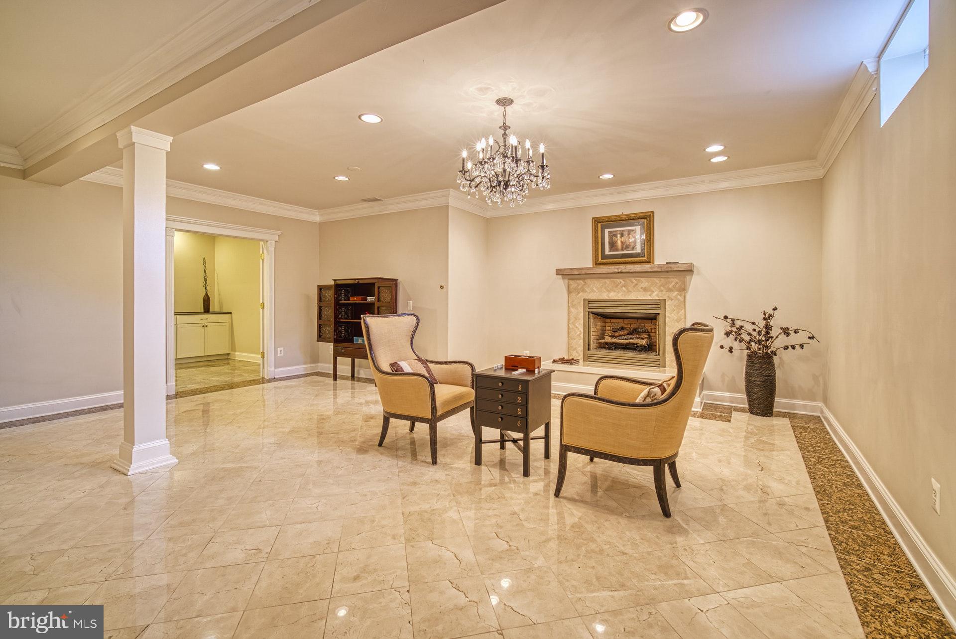 10896 Hunter Gate Way Reston, VA 20194 - Photo 43 of 70 LOWER LEVEL ROOM WITH GAS FIREPLACE