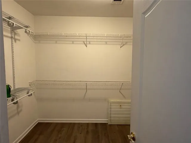 a view of walk in closet