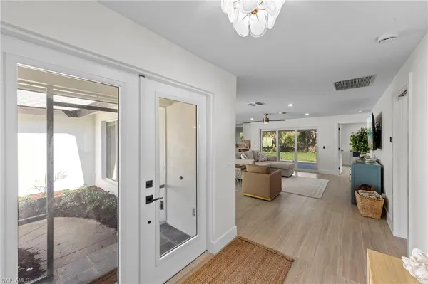 a very nice looking room with a large window