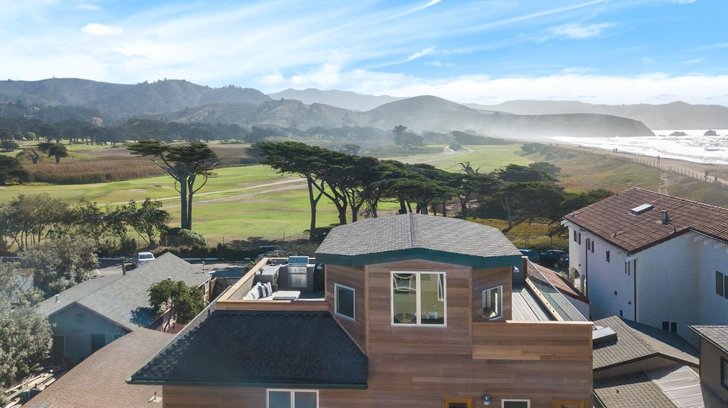 a view of a city with mountain view