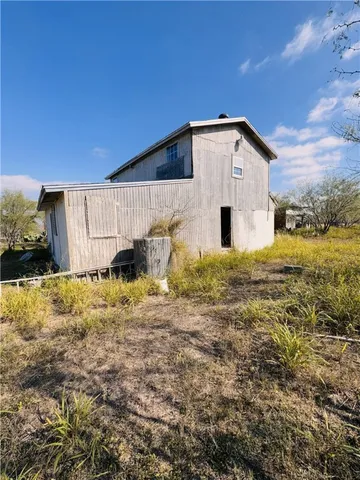 a bathroom with a sink and yard