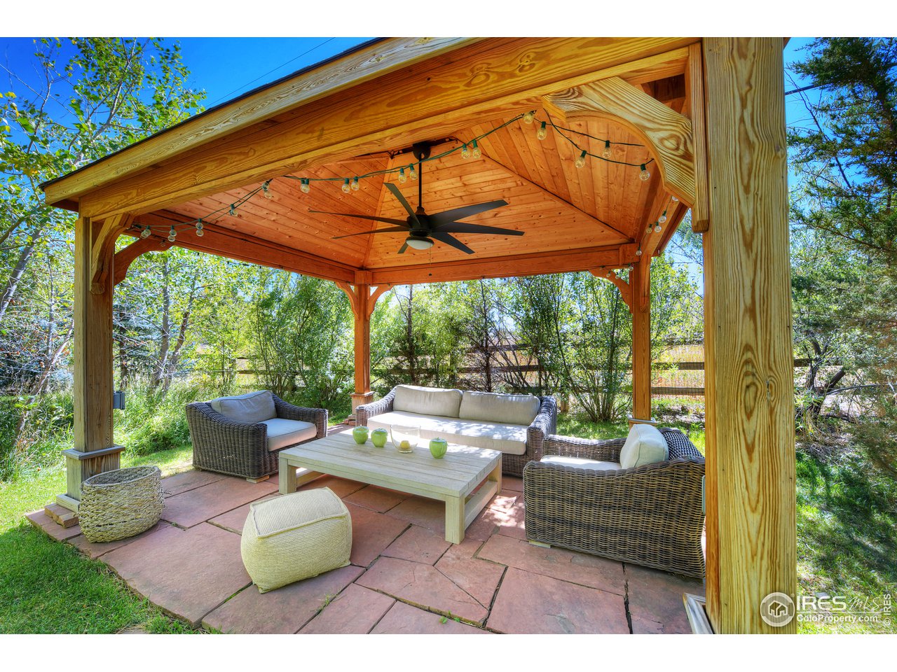 2966 Middle Fork Road Boulder, CO 80302 - Photo 27 of 40 Covered Seating Area