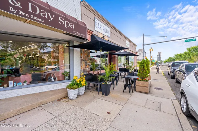 a view of a chairs and table in the patio