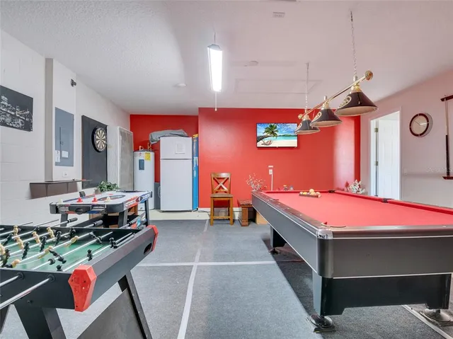 a room with furniture and window