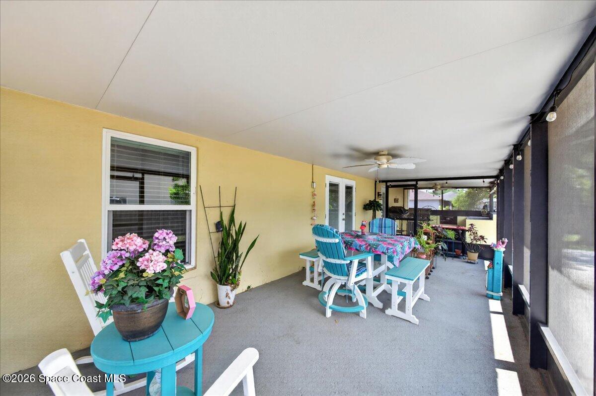 5975 Aruin Street Cocoa, FL 32927 - Photo 32 of 70 HUGE Screened-In Patio