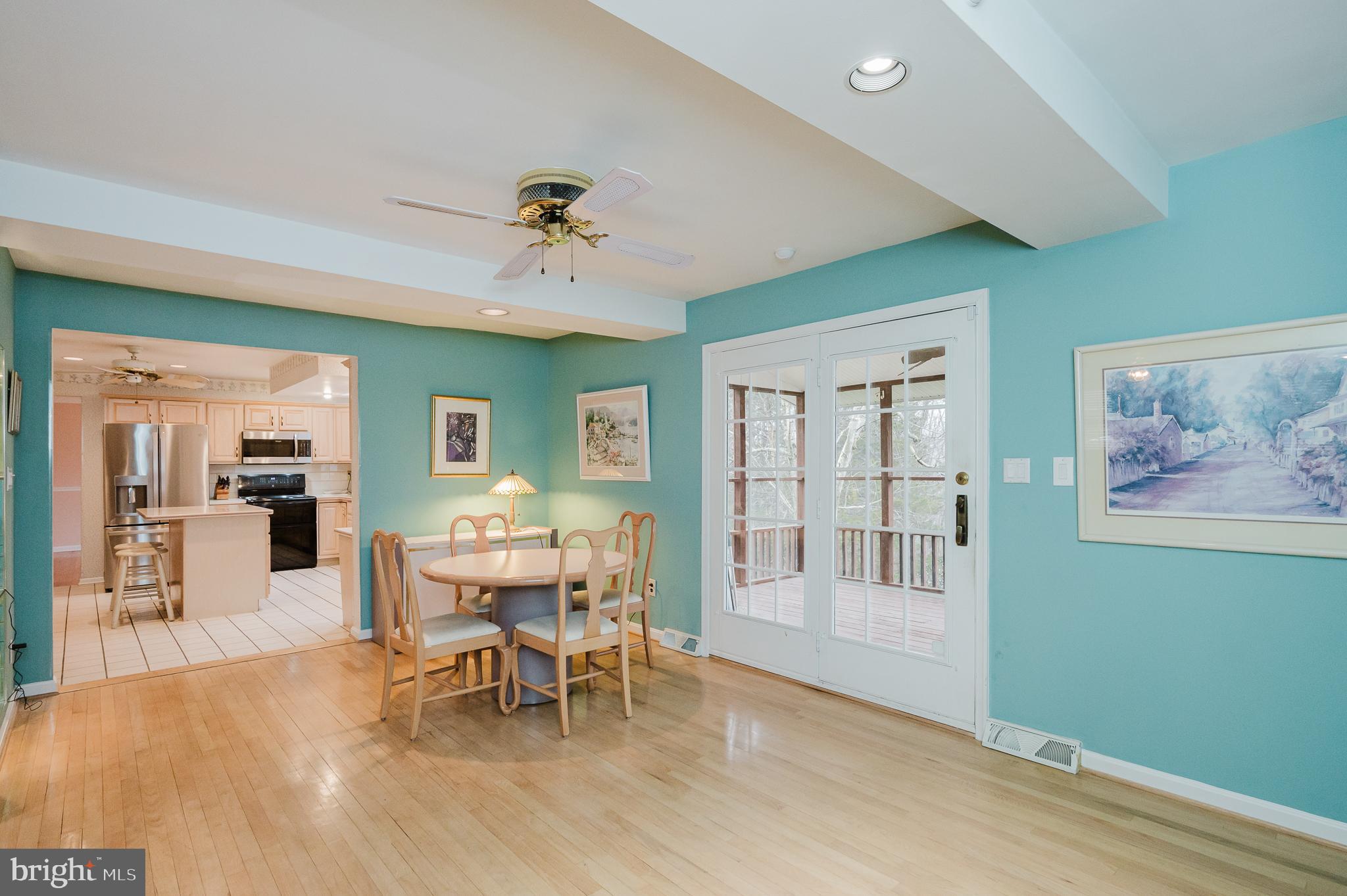 1303 Mill Creek Road Fallston, MD 21047 - Photo 20 of 58 a view of a dining room with furniture window and wooden floor