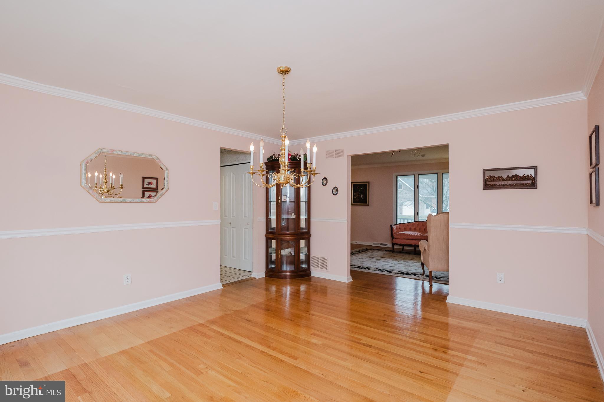 1303 Mill Creek Road Fallston, MD 21047 - Photo 28 of 58 a view of livingroom with hardwood floor and a ceiling fan
