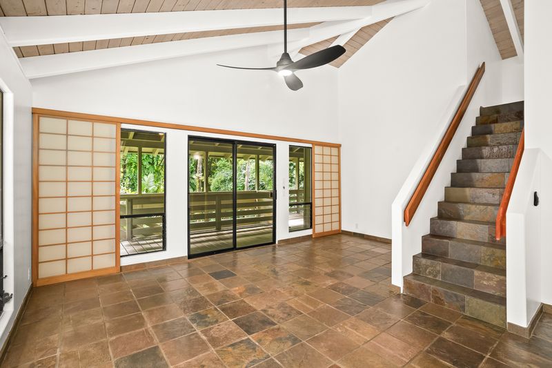4485 Pilikoa Street Hanalei, HI 96714 - Photo 11 of 30 a view of an empty room with a balcony