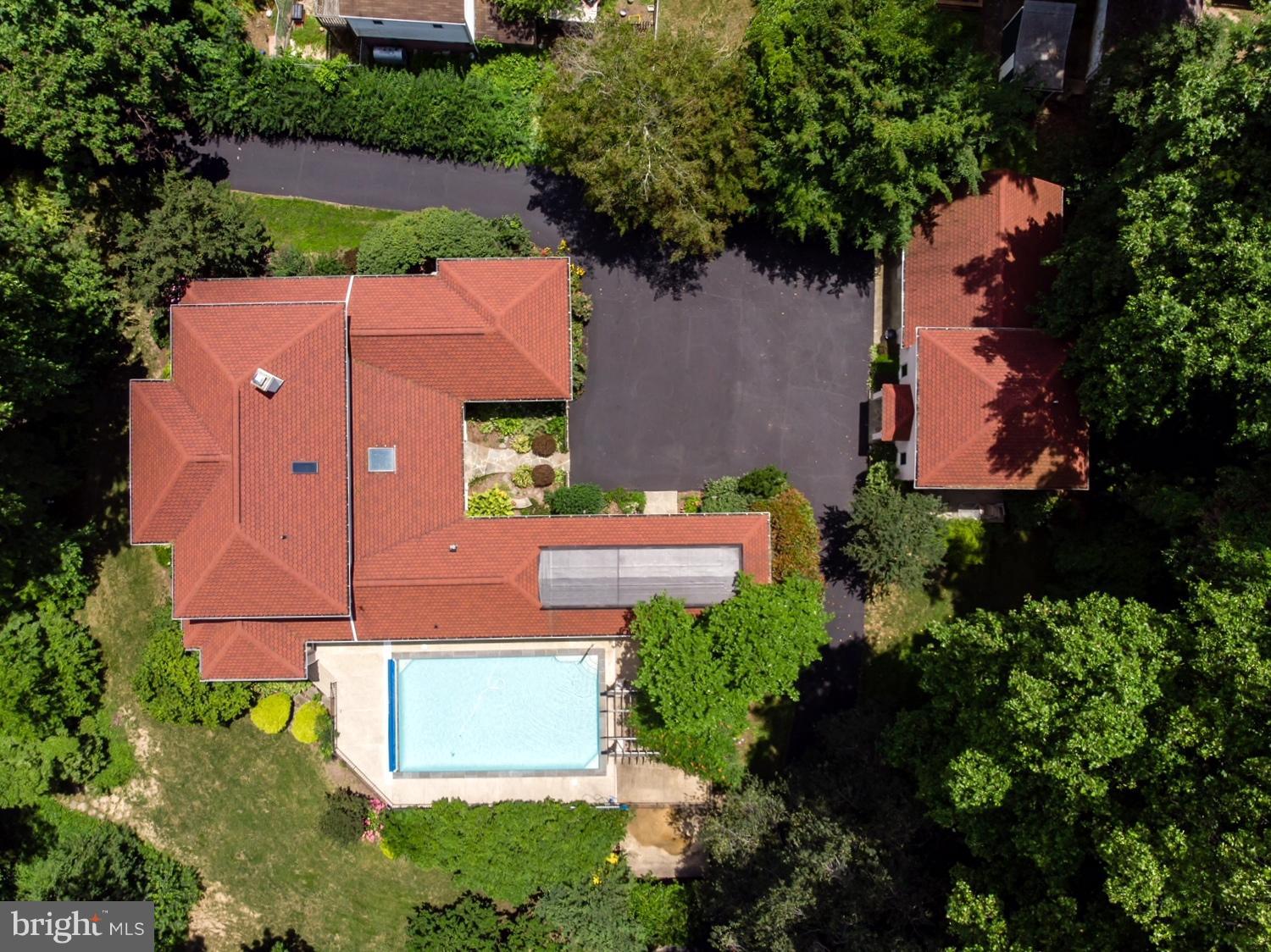 5825 Bayside Road St. Leonard, MD 20685 - Photo 24 of 30 Ariel View circular driveway
