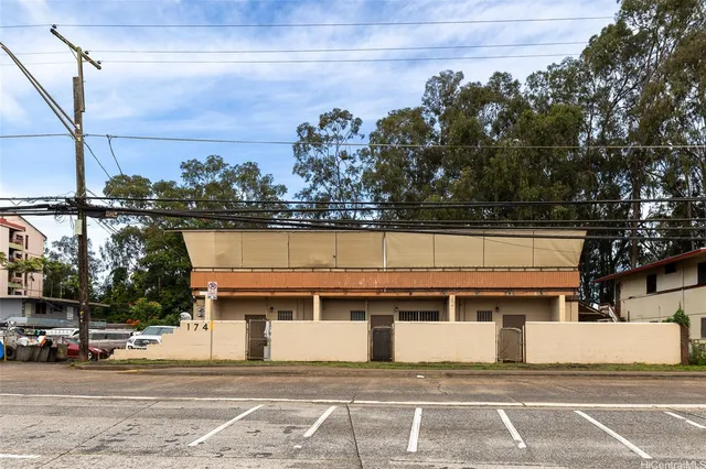 a view of a lake with a building in the background
