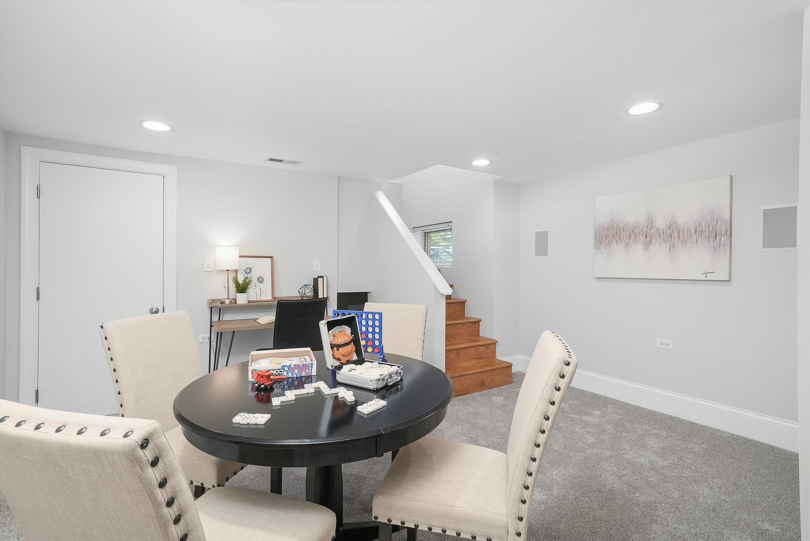 1928 West Addison Street, Unit 1S Chicago, IL 60613 - Photo 15 of 25 a living room with furniture and a dining table