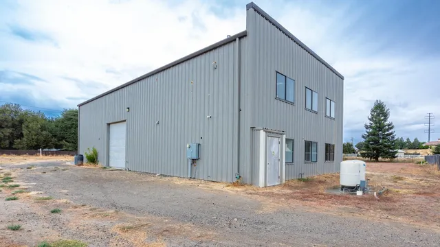 a view of a house with a patio