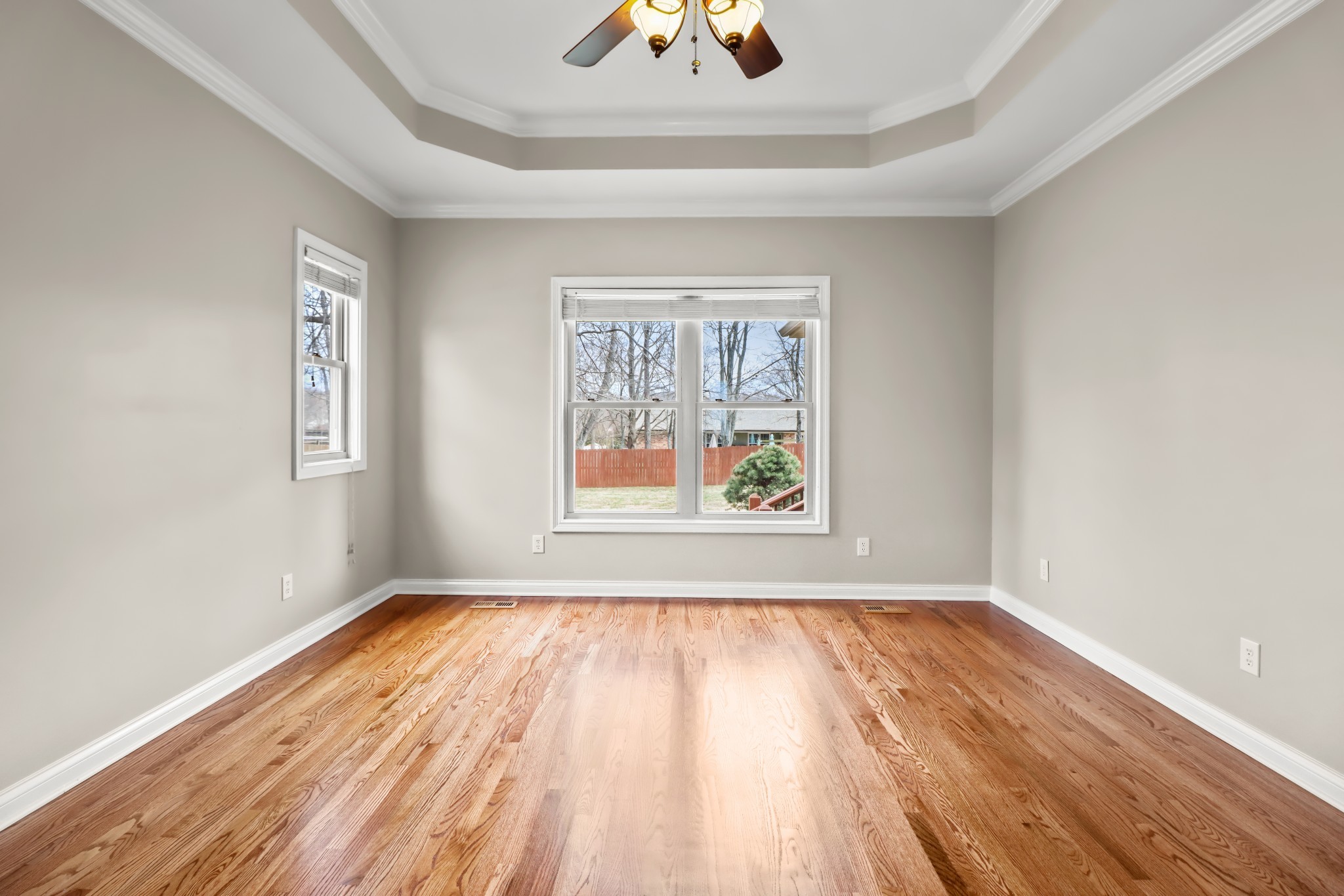 331 Tivoli Trail Springfield, TN 37172 - Photo 32 of 44 a view of an empty room with wooden floor and a window