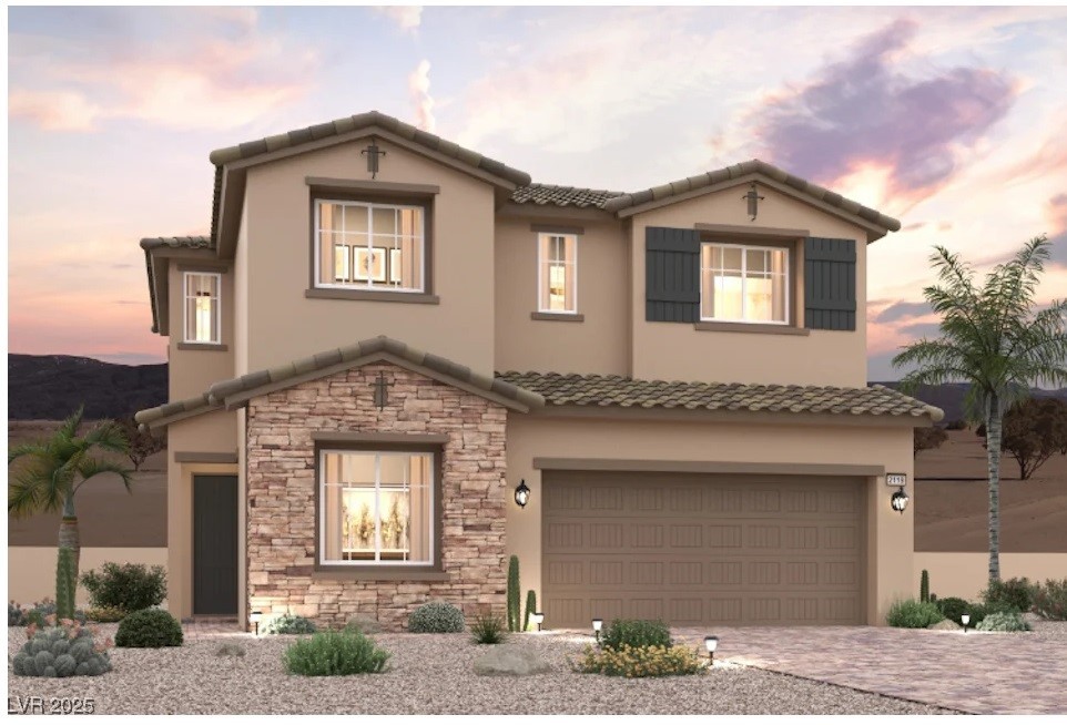 Plan 2119 - Tuscan Elevation ~ Rendering ~