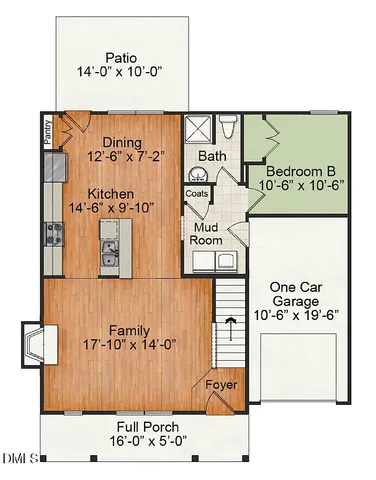 a view of residential houses with cars parked in front of a house