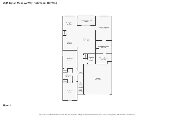 $1,870 | 7531 Tipton Meadow Way, Richmond, TX 77469