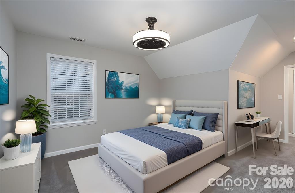 5356 Zion Church Road Concord, NC 28025 - Photo 26 of 46 a bedroom with a large bed and a window