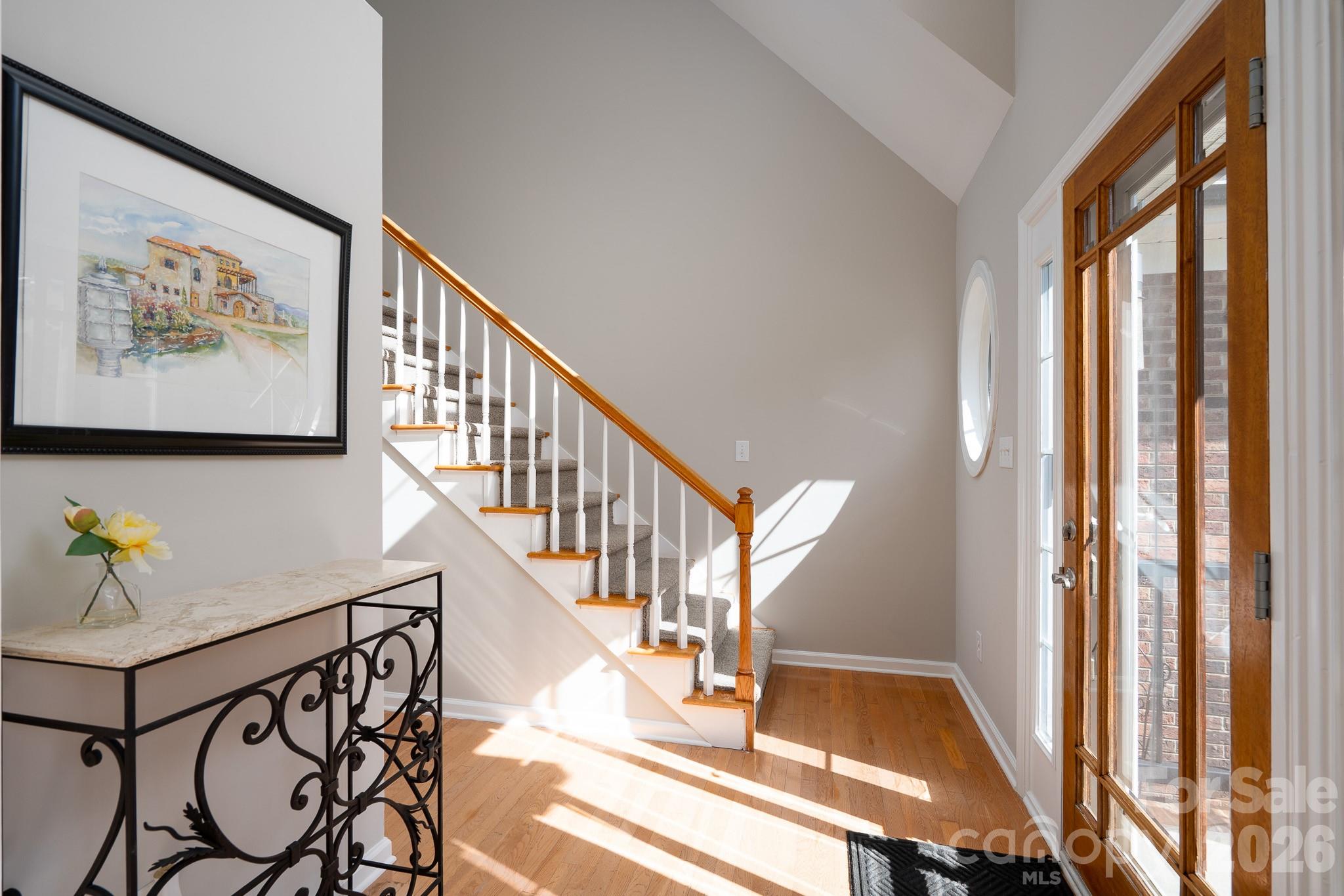 5356 Zion Church Road Concord, NC 28025 - Photo 5 of 46 a view of entryway and hall with wooden floor