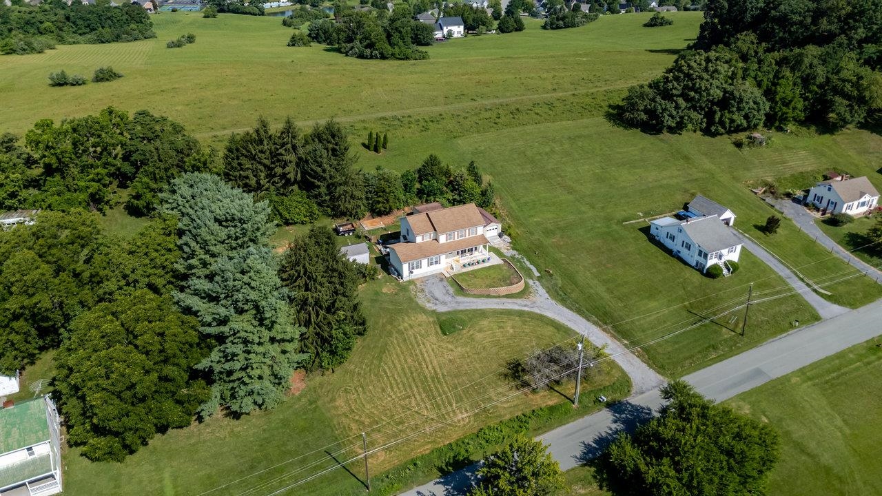 107 Orchard Road Staunton, VA 24401 - Photo 37 of 44 an aerial view of a houses with a yard