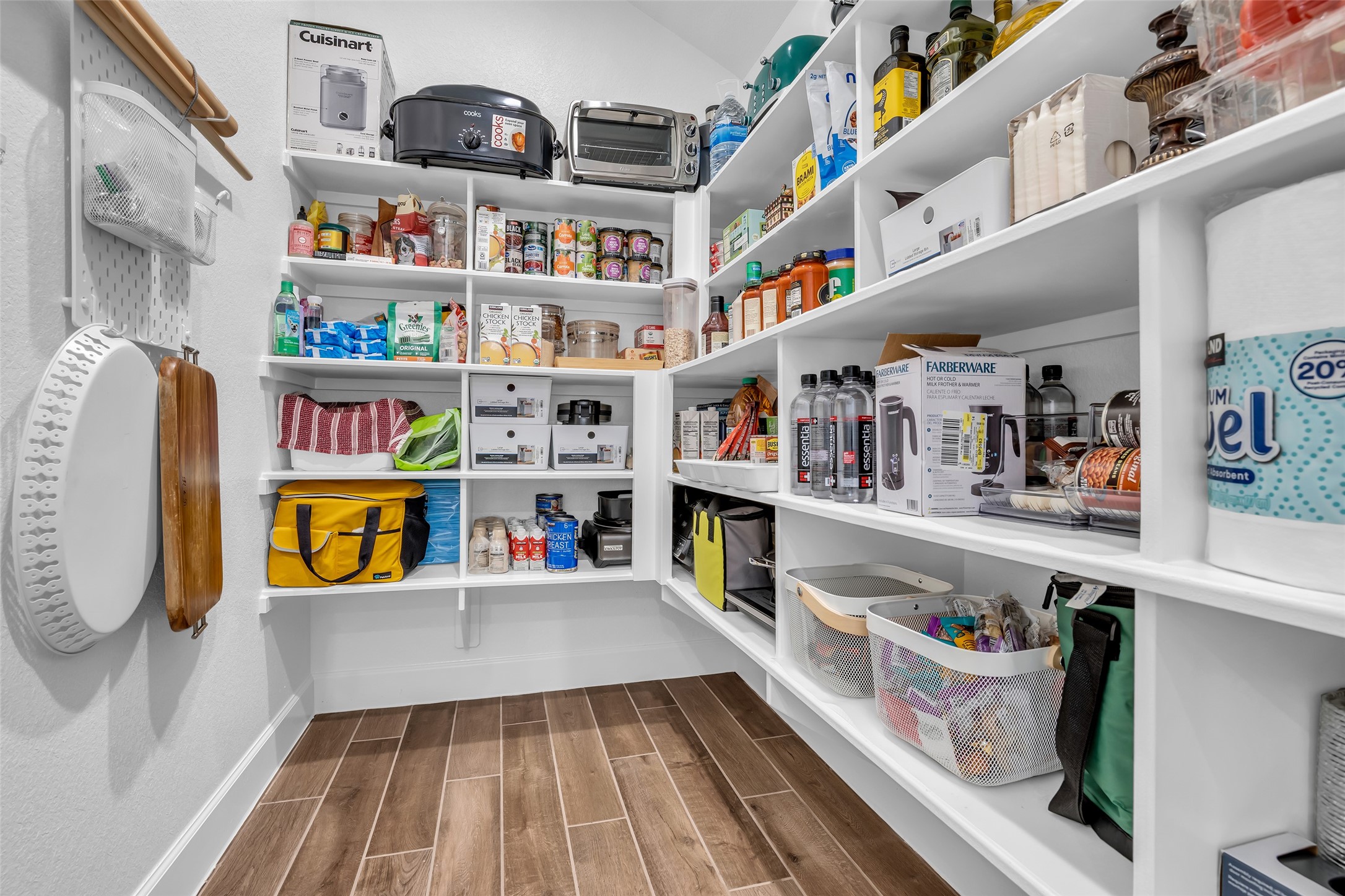 633 North Rivus Overlook Drive Willis, TX 77318 - Photo 5 of 27 Walk-in pantry with custom shelving