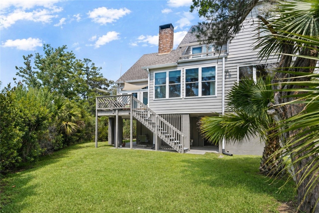 207 Military Road St. Simons Island, GA 31522 - Photo 7 of 23 Large backyard has plenty of room for a pool