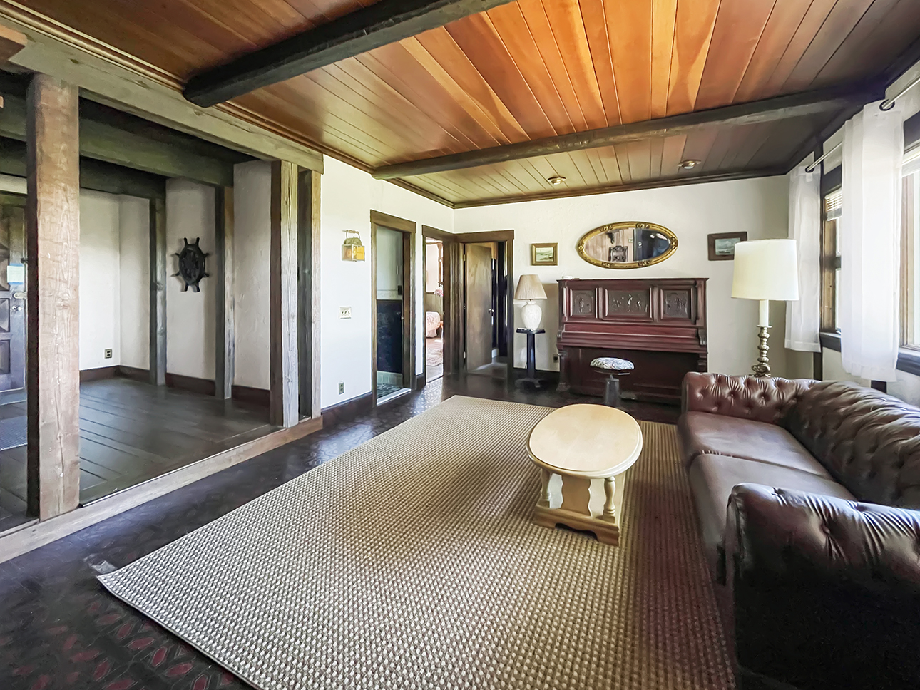 70 Capawock Road West Tisbury, MA 02568 - Photo 19 of 23 a living room with furniture and a large window
