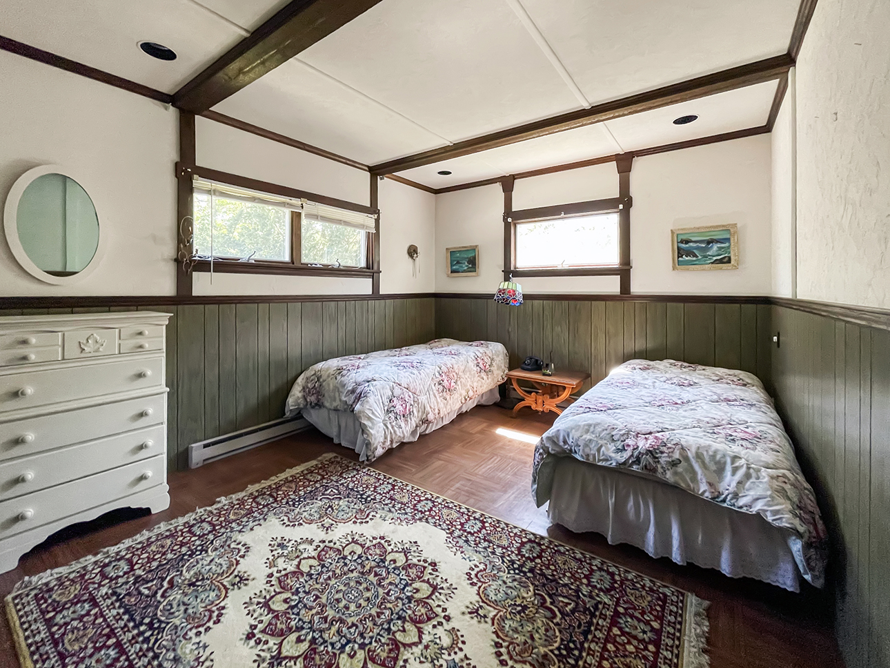70 Capawock Road West Tisbury, MA 02568 - Photo 20 of 23 a bedroom with two beds and a window