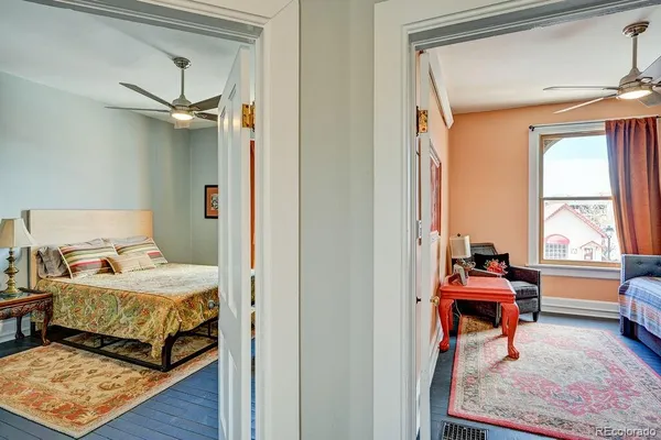 a view of a house with a garage