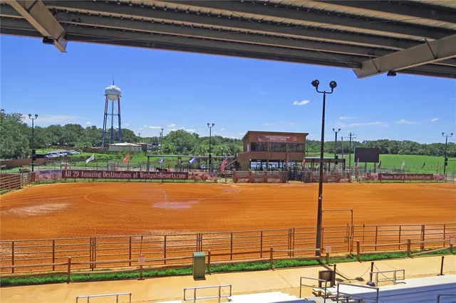 a view of a cafe with sitting area