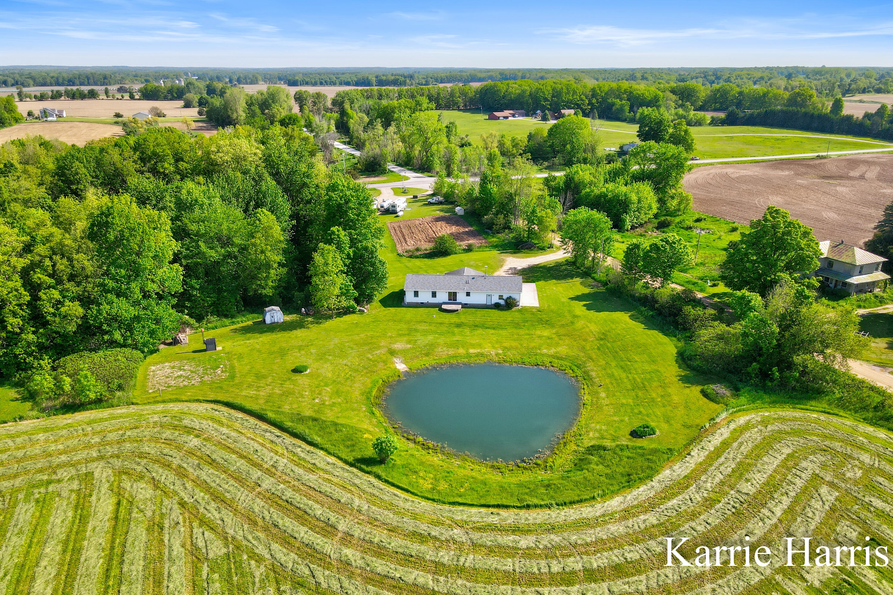 6048 Cedar Lake Road Southeast Sheridan, MI 48884 - Photo 33 of 39 aerial view 1