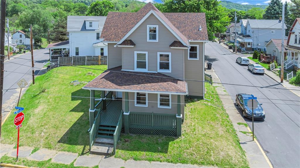 193 Virginia Avenue Rochester, PA 15074 - Photo 33 of 37 a aerial view of a house with a yard