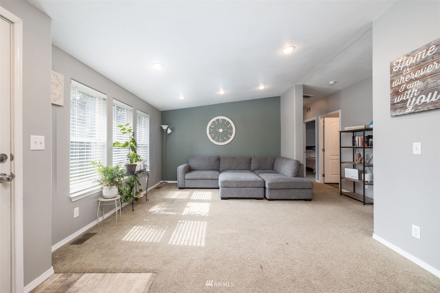 8301 Custer Road Southwest Lakewood, WA 98499 - Photo 5 of 34 a living room with furniture and a large window