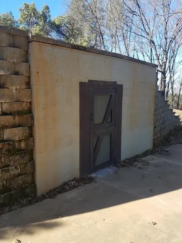 a side view of a house