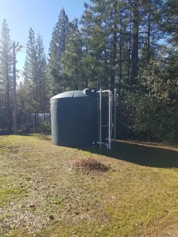 a backyard of a house