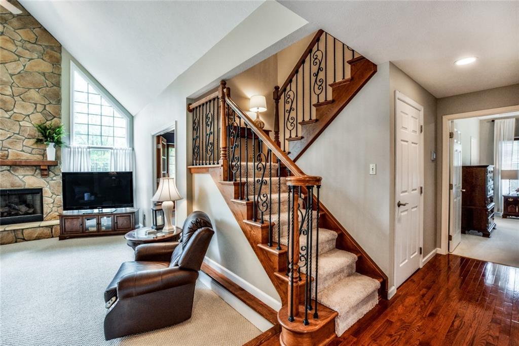 322 Stoup Road Mars, PA 16046 - Photo 10 of 25 a view of entryway livingroom and hall with wooden floor