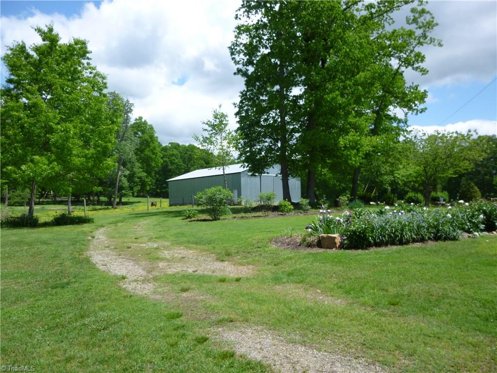1476 Barker Road Roaring River, NC 28669 - Photo 19 of 29 Hay Barn with large sliding doors in front and walk in on side. Measures 64 X 40.