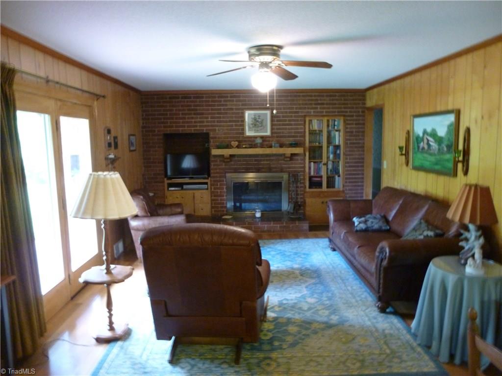 1476 Barker Road Roaring River, NC 28669 - Photo 3 of 29 Den with Fireplace.