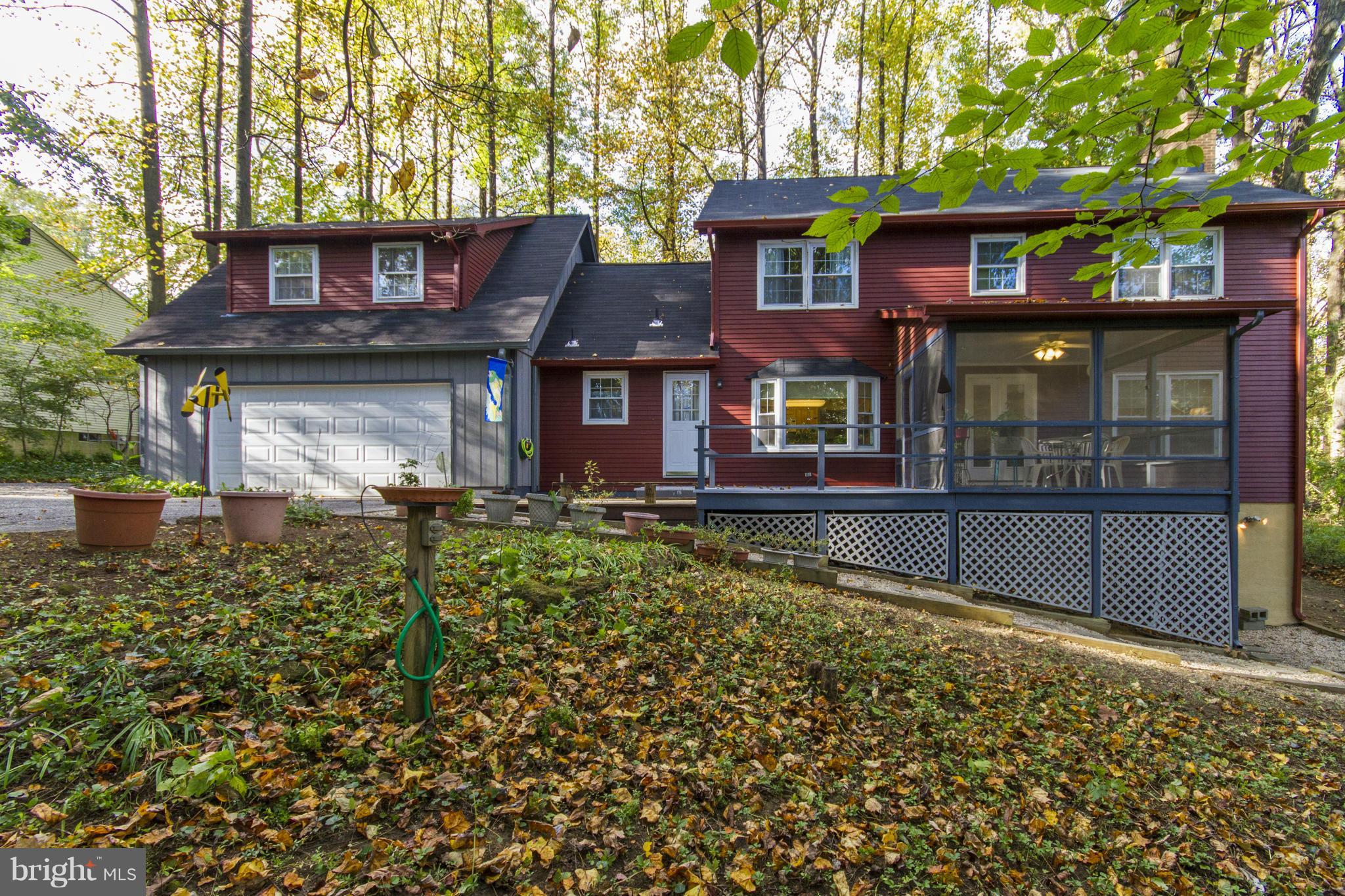 605 Shore Acres Road Arnold, MD 21012 - Photo 26 of 30 Exterior Rear - Private Wooded Setting