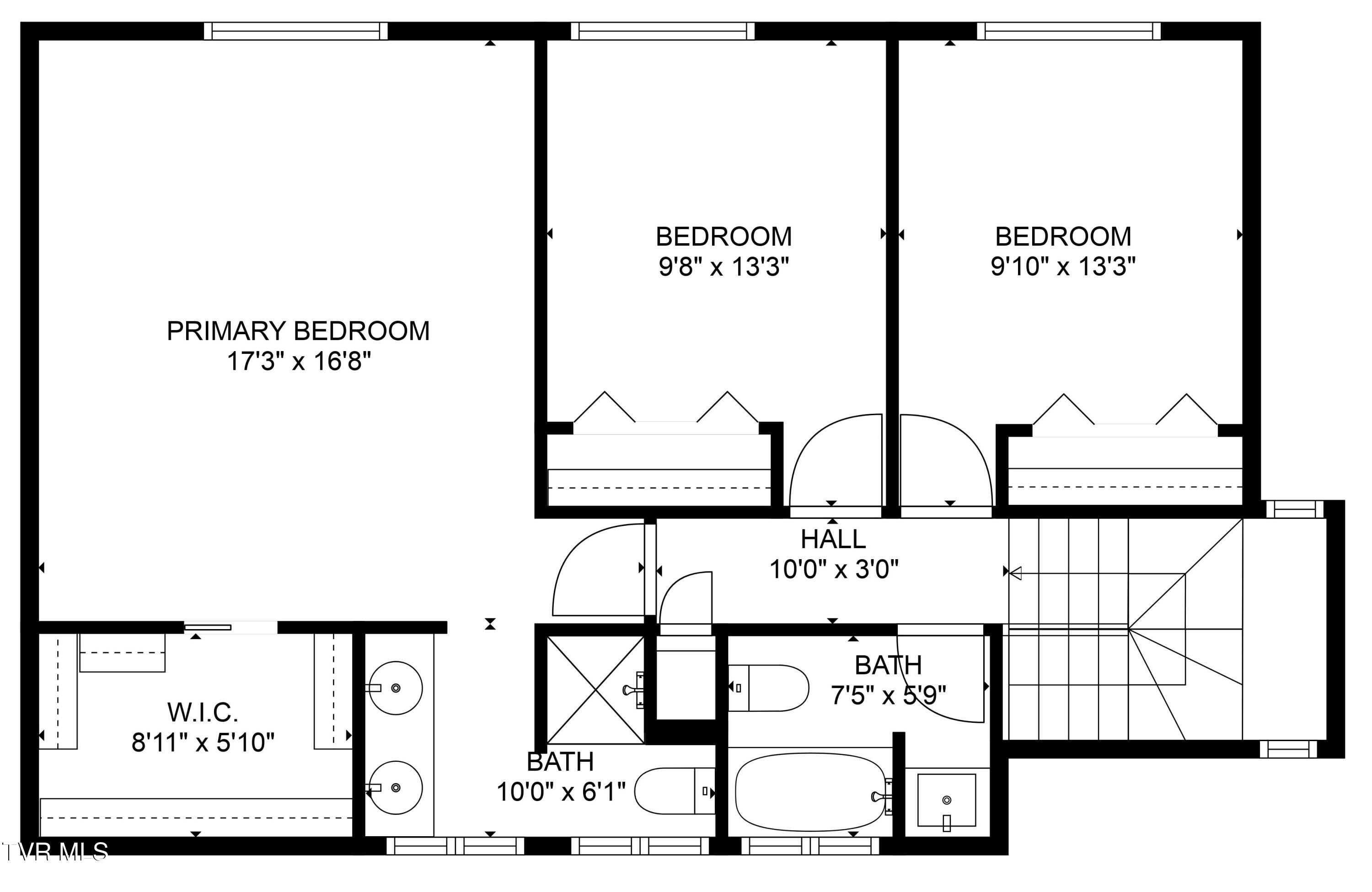 112 Hidden Valley Road Bristol, TN 37620 - Photo 57 of 74 3rd_floor_112_hidden_valley_road_bristol