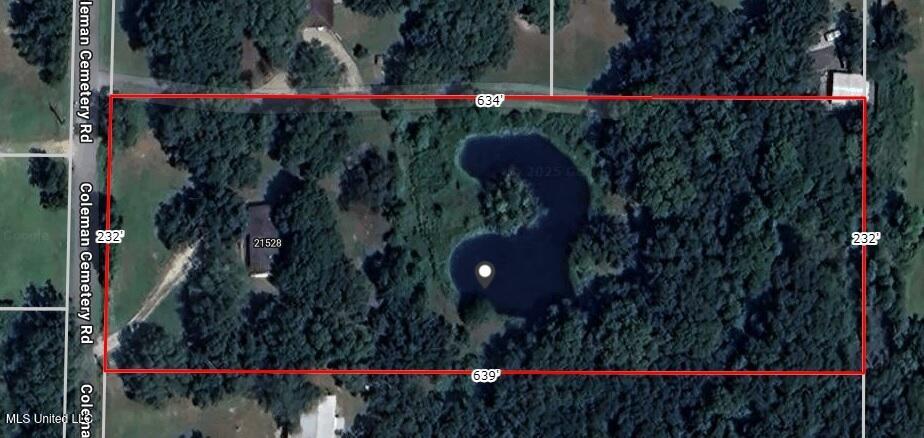21528 Coleman Cemetery Road Moss Point, MS 39562 - Photo 38 of 38 21528 Coleman Cemetary Aerial view (1)